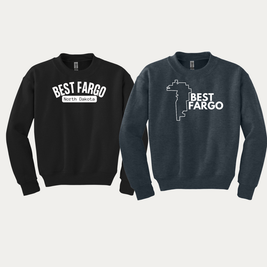 Best Fargo, ND- Youth Heavy Blend Crew