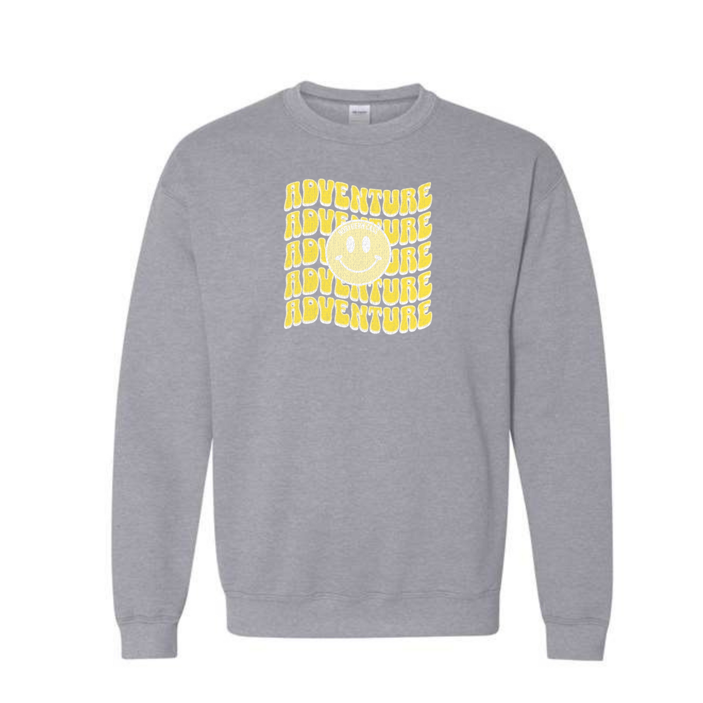 NC House Colors Adult Gray Crew