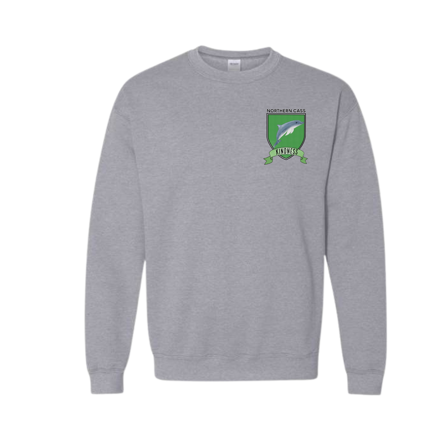 NC House Colors Adult Gray Crew