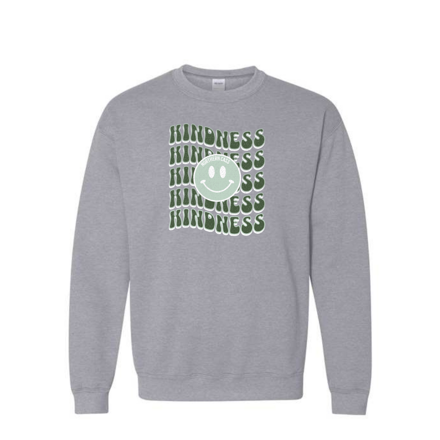 NC House Colors Adult Gray Crew