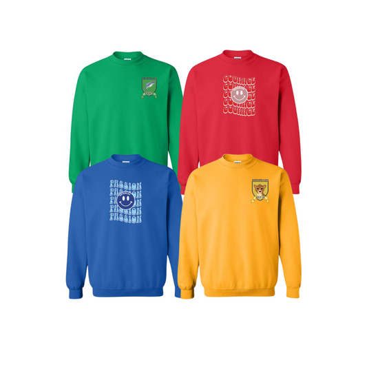 NC House Colors Adult Color Crew (Available in Adult Only)
