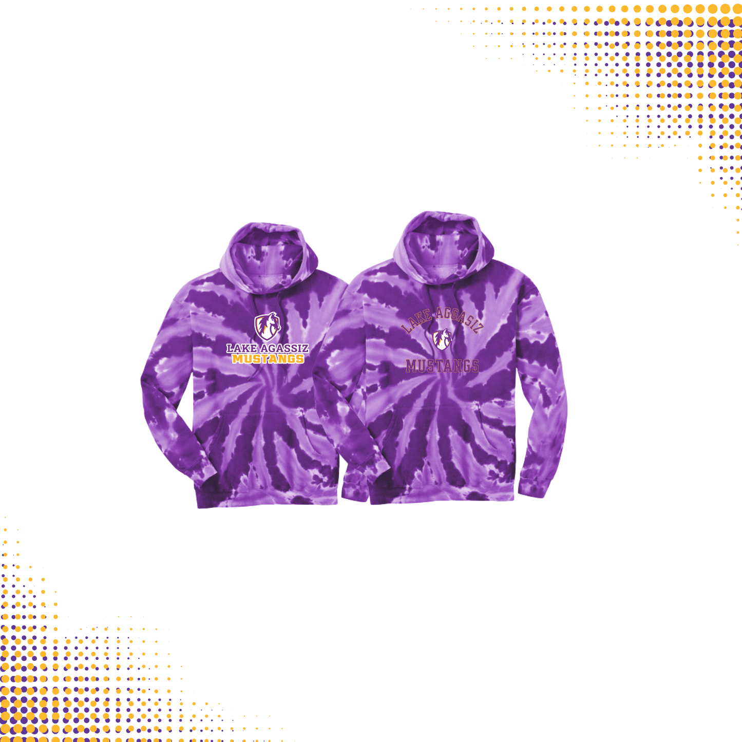 Lake Aggasiz Tie Dye Hoodie Youth & Adult