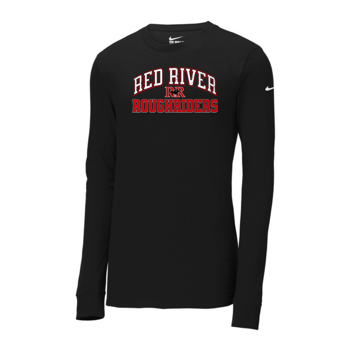 Magpie Nike Long Sleeve Tee (Adult Only) Red River