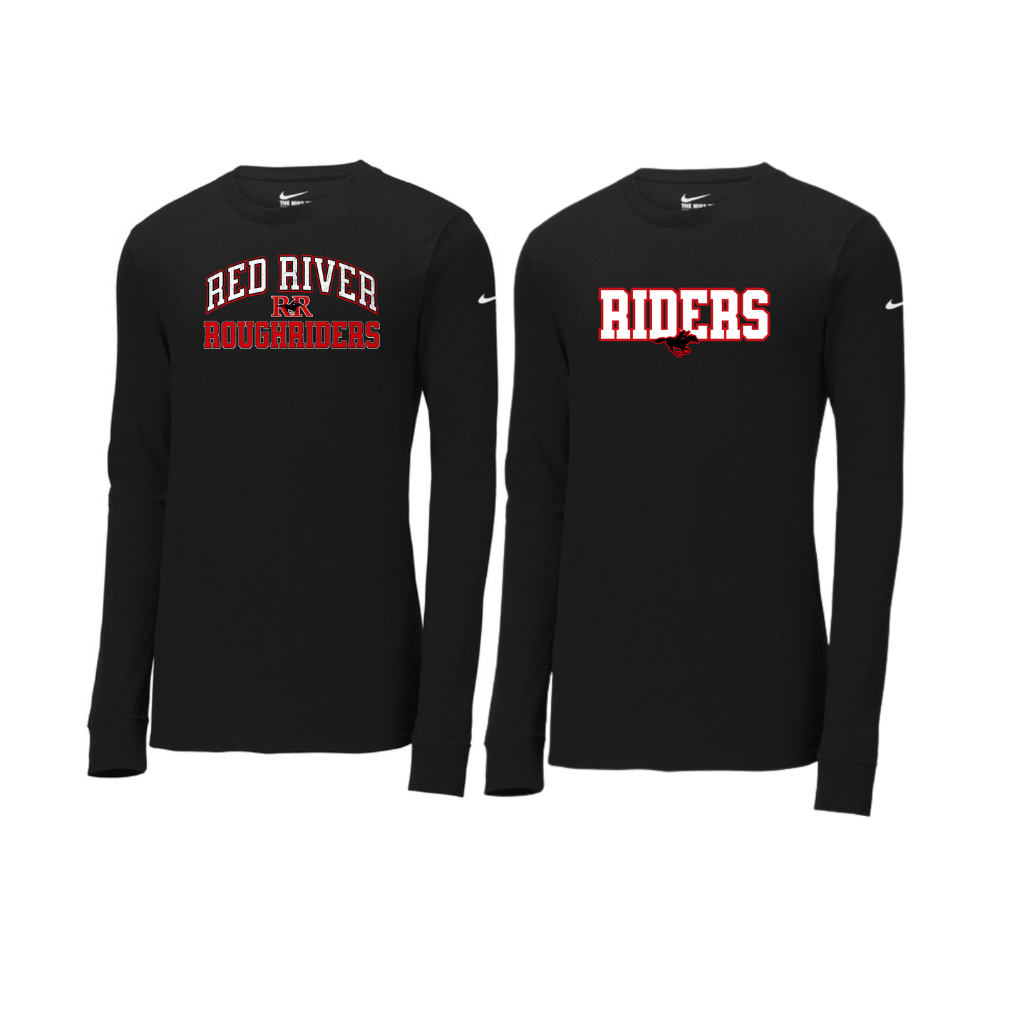 Magpie Nike Long Sleeve Tee (Adult Only) Red River