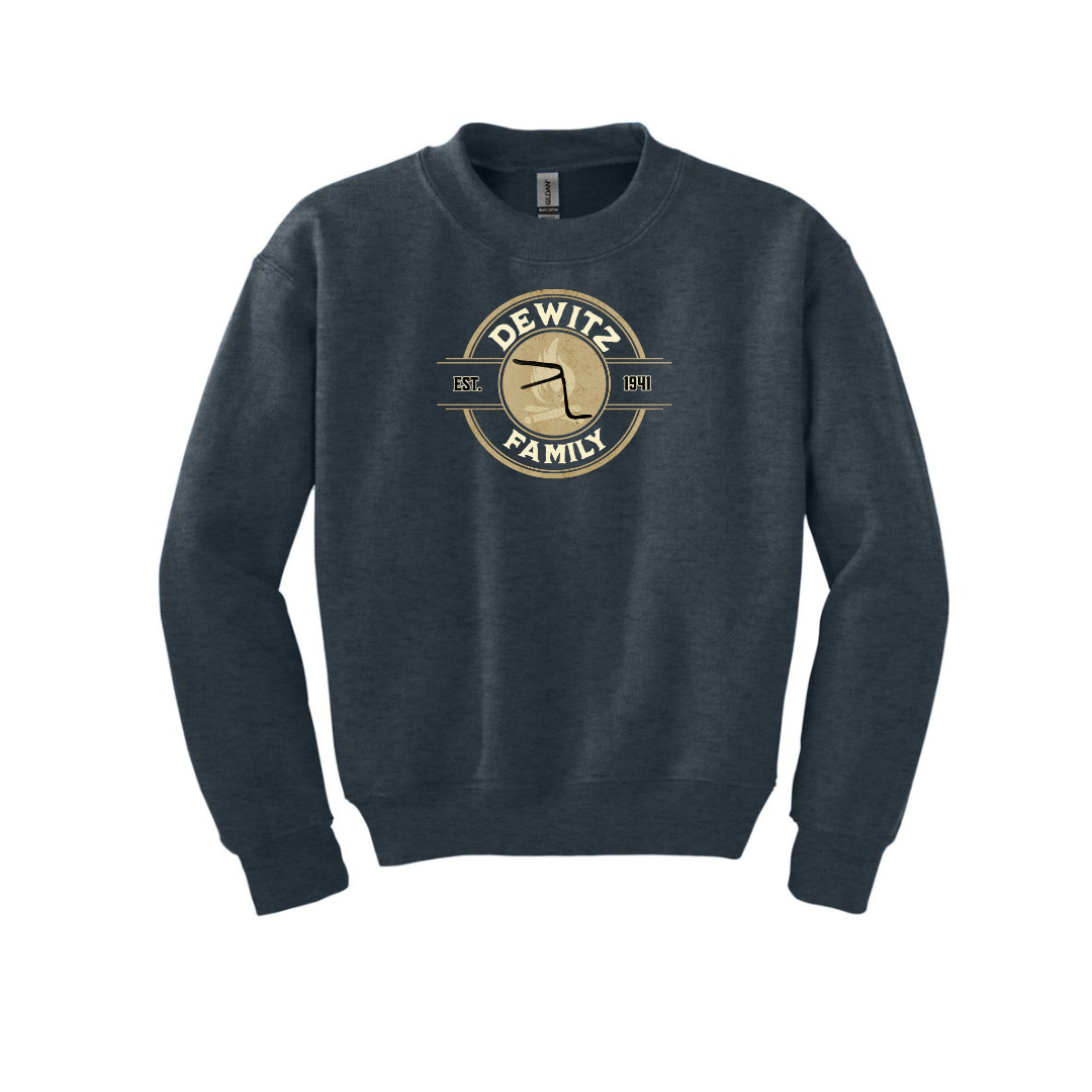 Dewitz Family- Youth Heavy Blend Crewneck