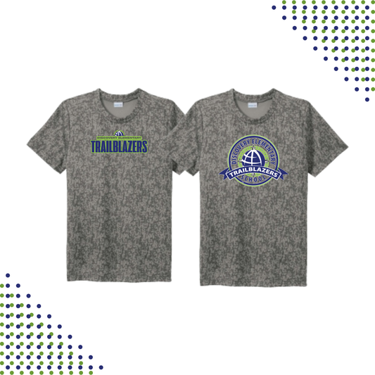 New! Discovery Short Sleeve Performance Tee Digi Camo - Youth & Adult