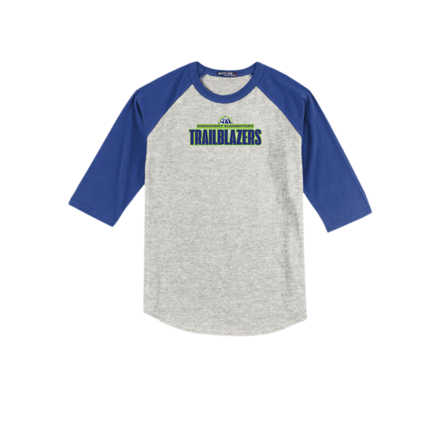 New! Discovery Raglan 3/4 Sleeve- Youth Only