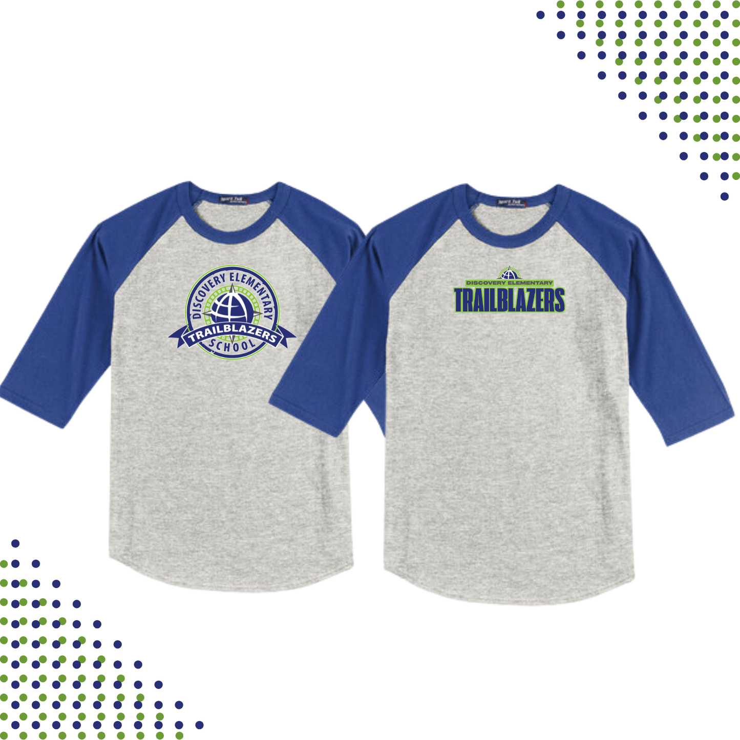 New! Discovery Raglan 3/4 Sleeve- Youth Only
