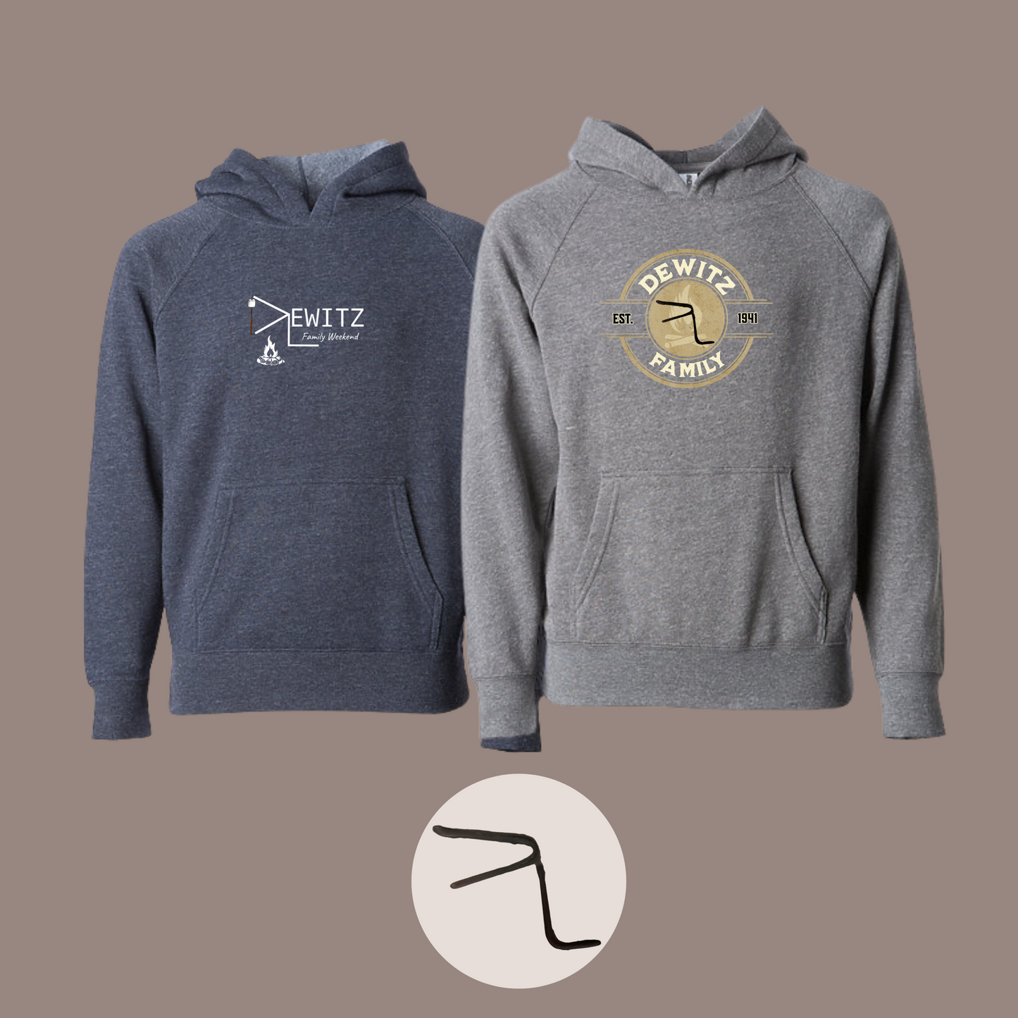 Dewitz Family- Youth Heather Hoodie