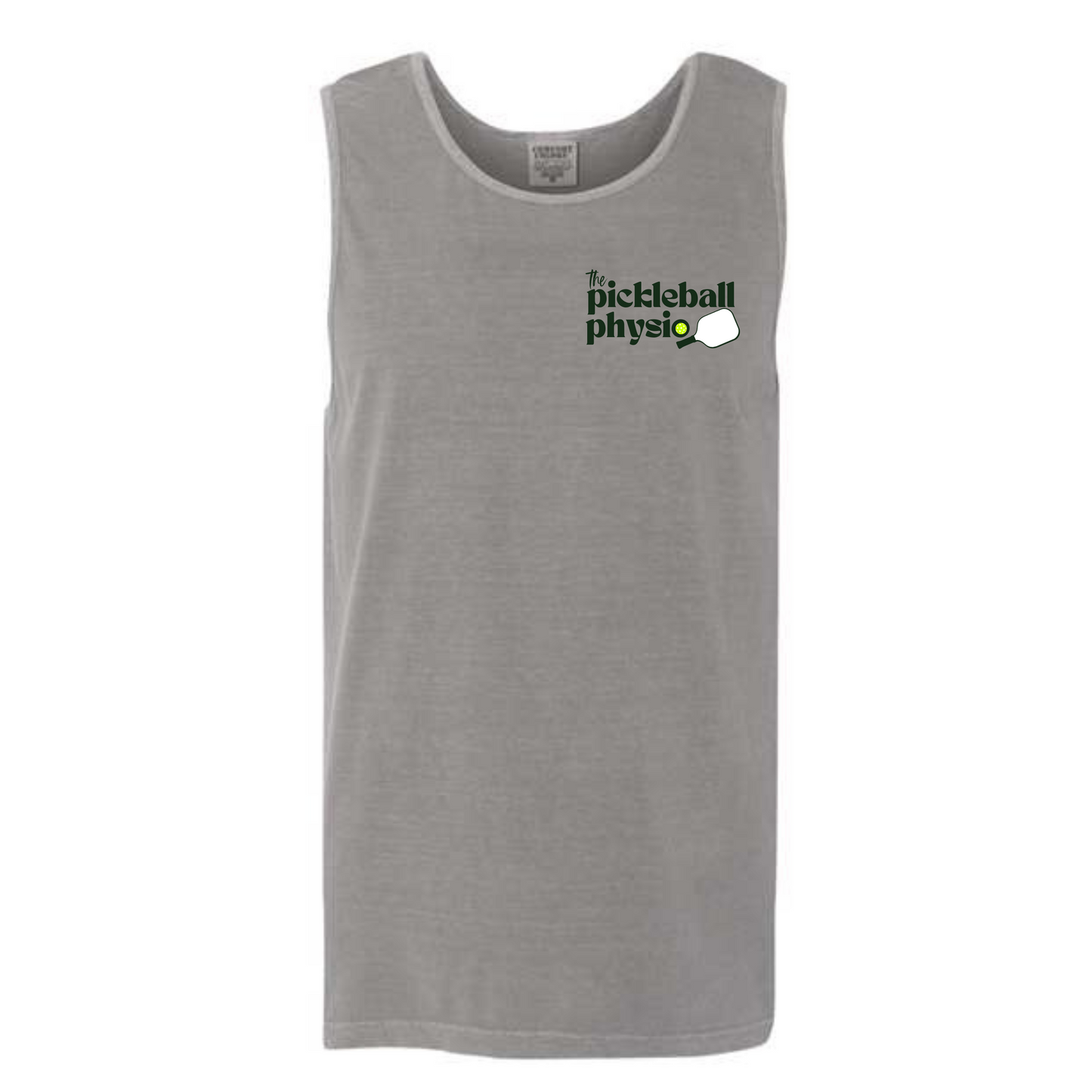 The Pickleball Physio- Pigment Dyed Tank