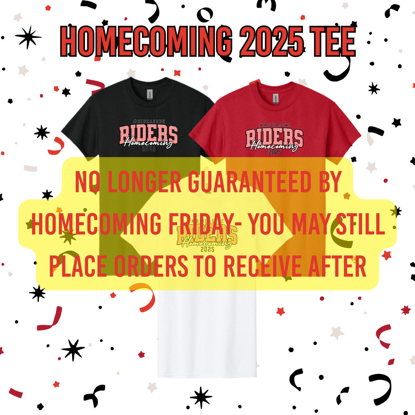 '25 RR HOMECOMING TEE- Youth & Adult