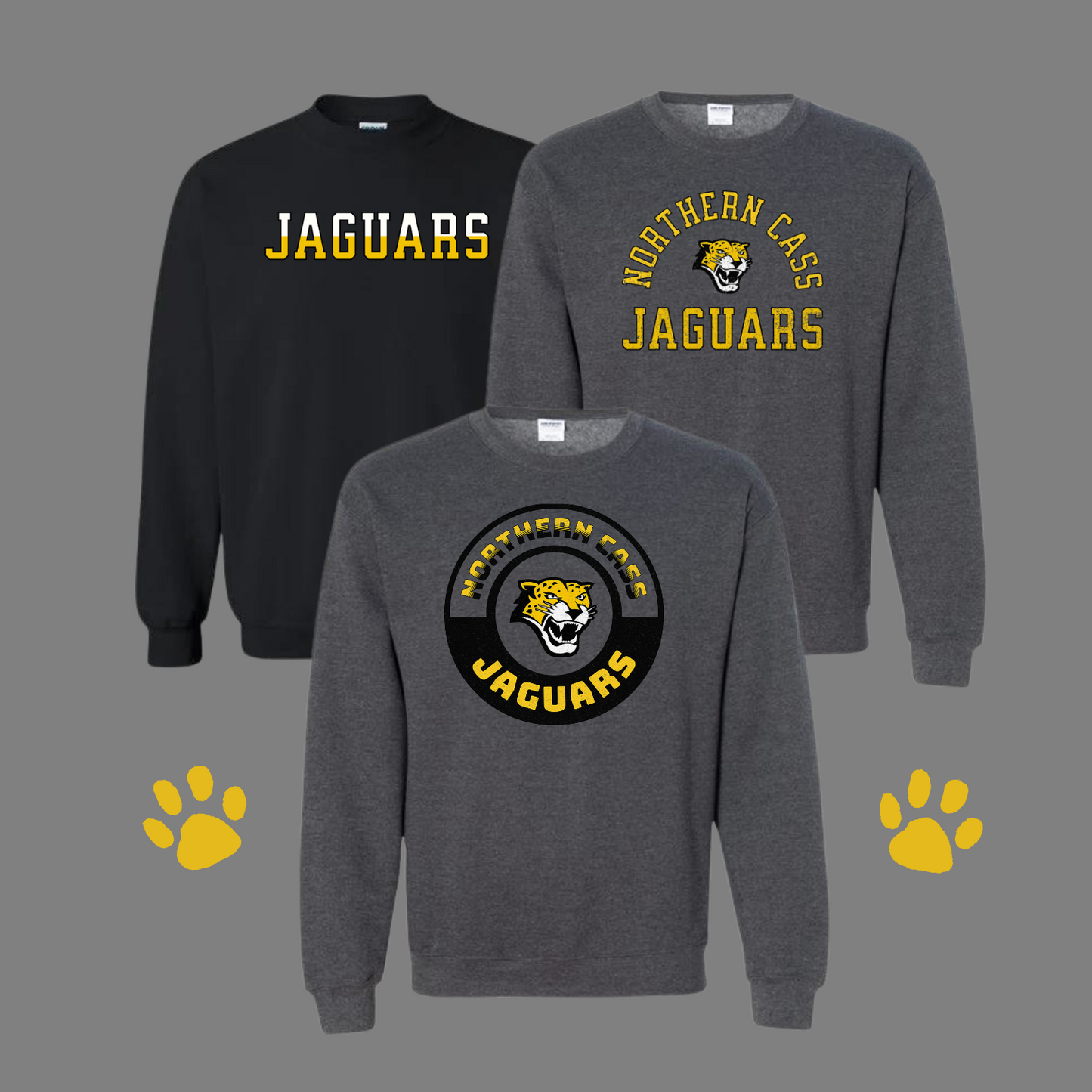 Jaguars- Heavy Blend Crewneck