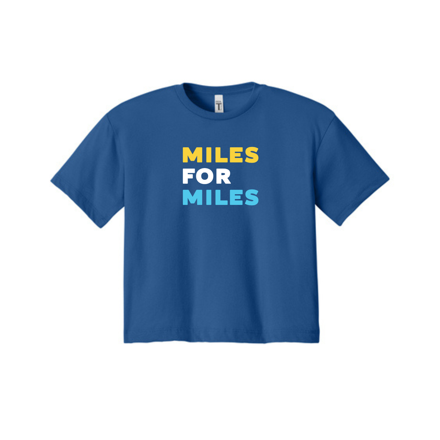 Miles for Miles- Women's Crop Tee