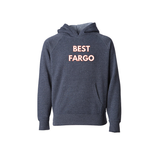 Hoodie-  Kids Best Fargo Bold