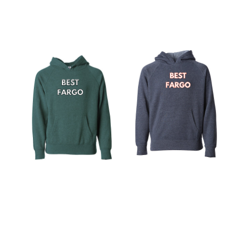 Hoodie-  Kids Best Fargo Bold